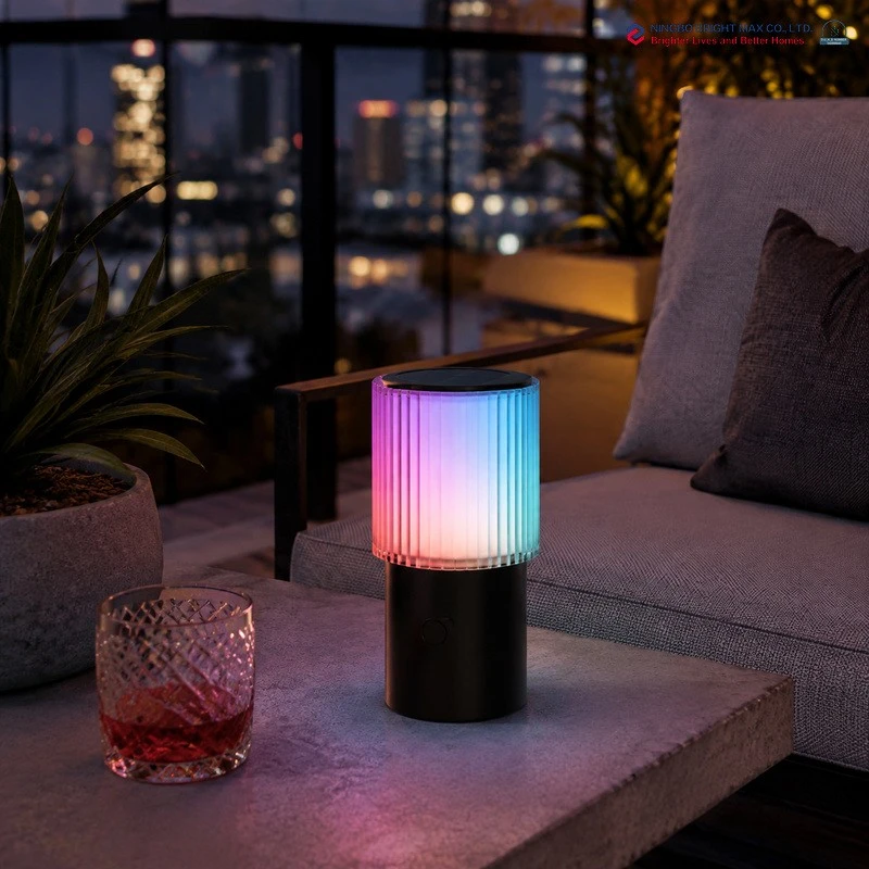 RGB Solar Patio Table Lamp